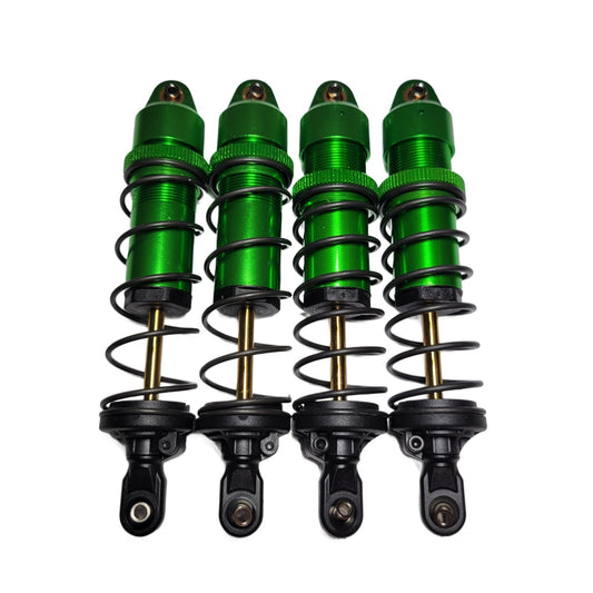 Fits Traxxas 1/10 Wide Maxx Ultimate Shocks GT-Maxx Green Aluminum Caps & Body