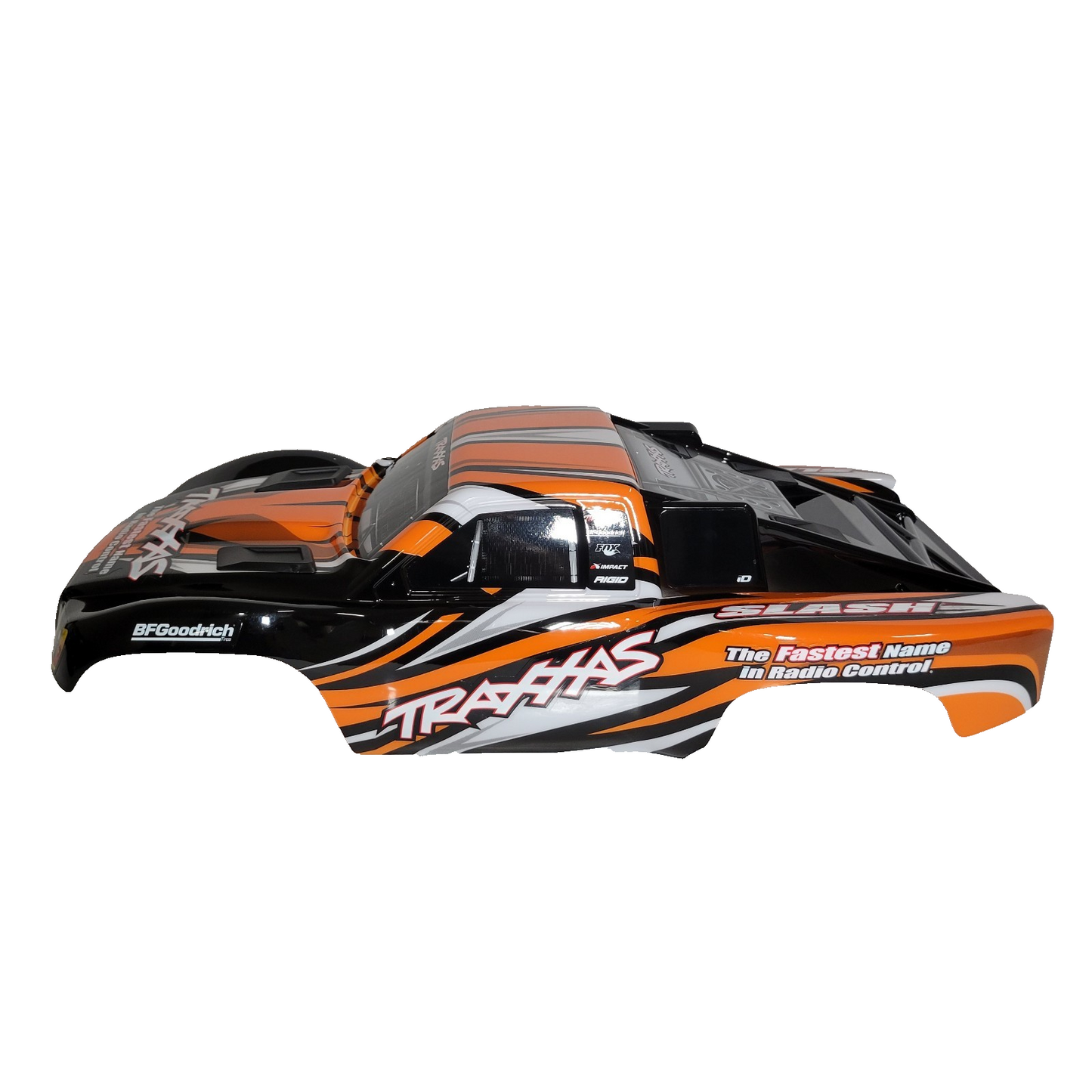 Fits Traxxas 1/10 Slash Orange Black Body w/ Clipless Mounts 4wd 2wd 4x4 VXL XL5