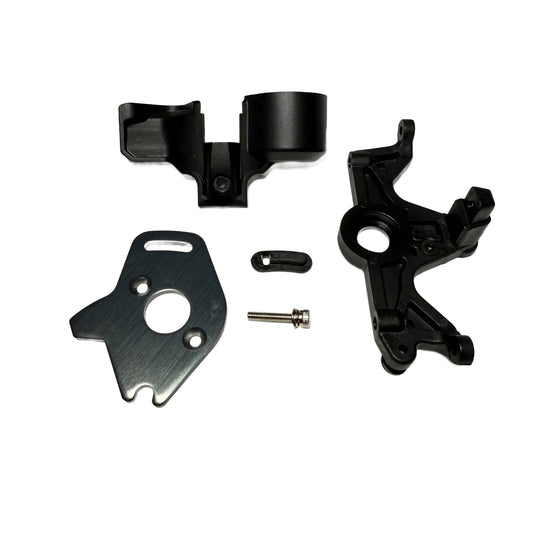 Fits Traxxas Raptor R Ultimate 4x4 VXL Motor Mount Cover Gray Aluminum Slash 4WD