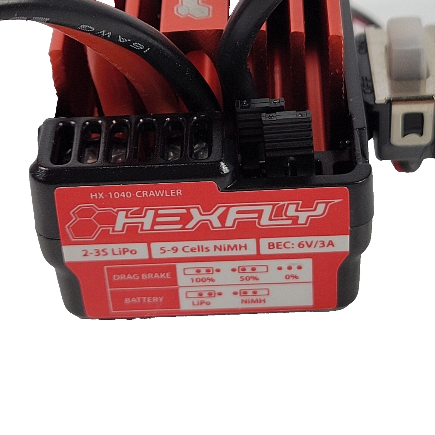 Redcat Racing Hexfly HX-1040 ESC w/ Drag Brake Gen7 Sport Pro Everest Hobbywing