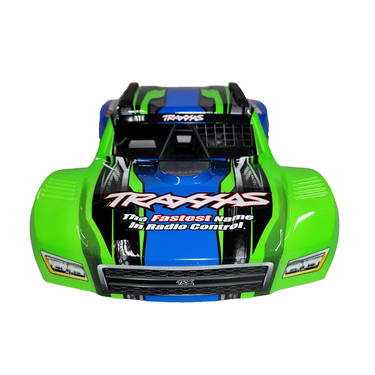 Fits Traxxas Mini Slash Clipless Body Factory Painted Green Blue & Interior