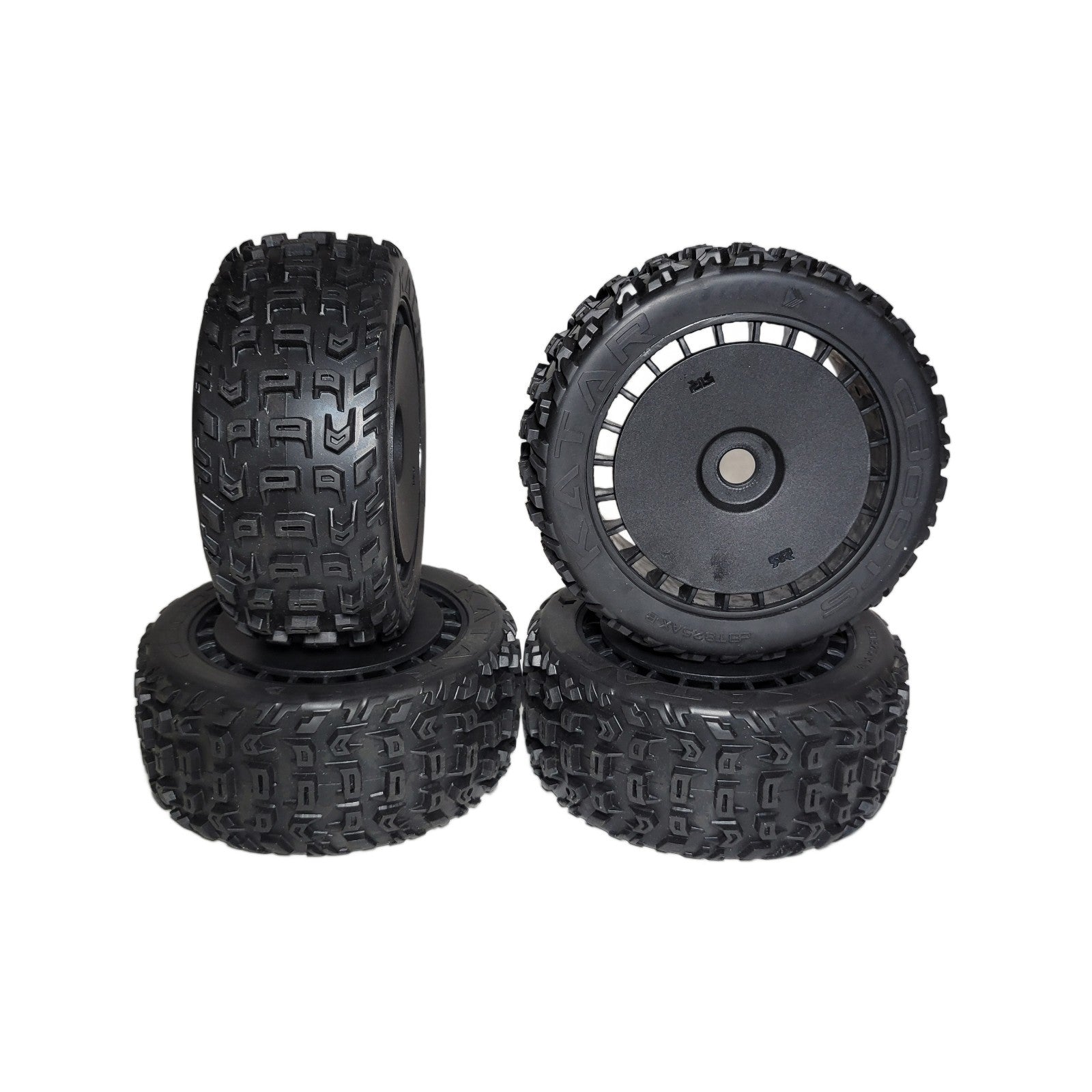 Arrma Talion 6s EXB Tires T Belted dBoots Katar & Black 17mm Wheels ARA550097