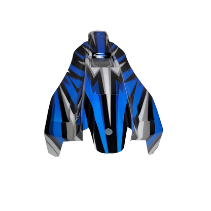 Fits Traxxas Bandit XL-5 Blue & Black Body Factory Painted Decaled Also VXL