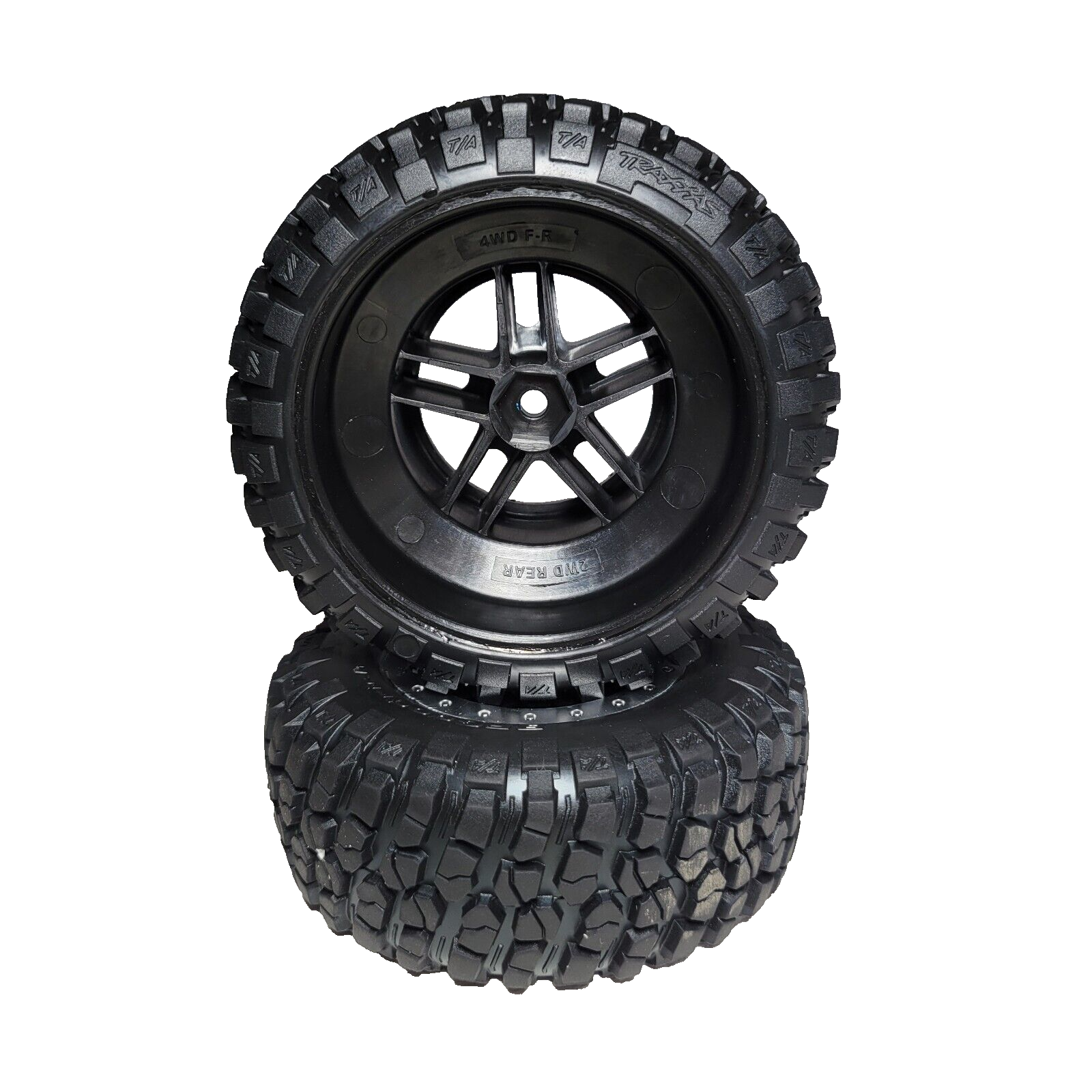 Fits Traxxas 2wd Slash BF Goodrich Tires Mud Terrain 12mm Wheels Front & Rear 4