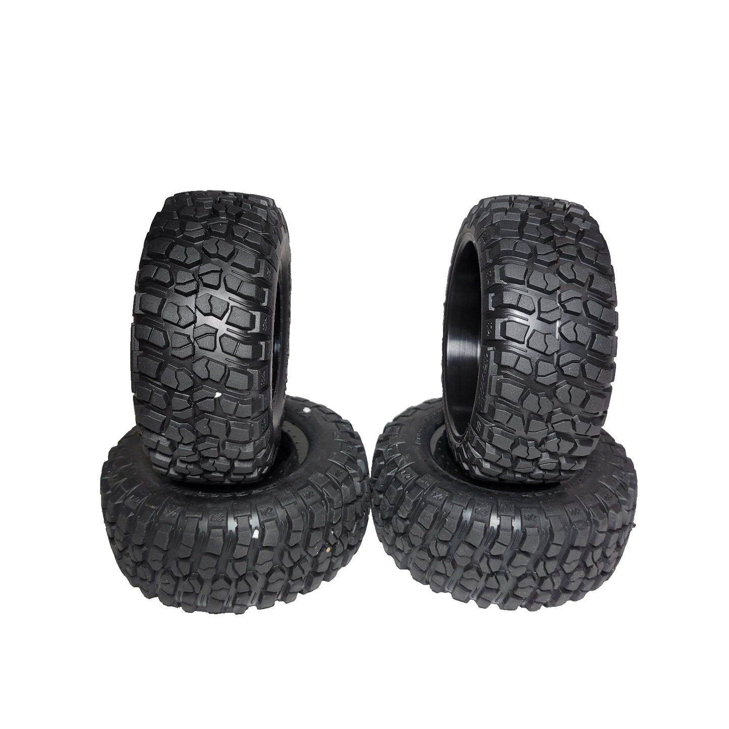 For Traxxas 2wd Slash BF Goodrich Tires Mud Terrain 12mm Black Wheels Front Rear