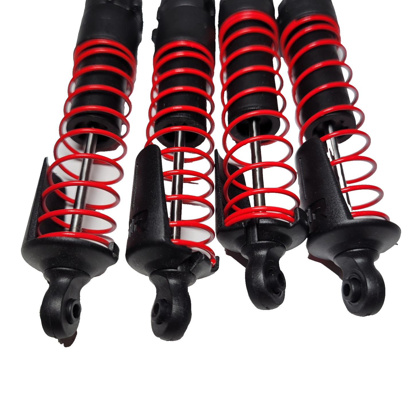 Arrma Quake Front & Rear Shocks Red Complete Springs 109mm & 116mm / Gorgon