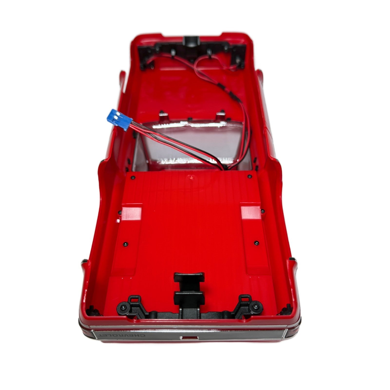 Fits Traxxas Trx-4m High Trail K10 Red Body Factory Painted & Led Lights 1/18