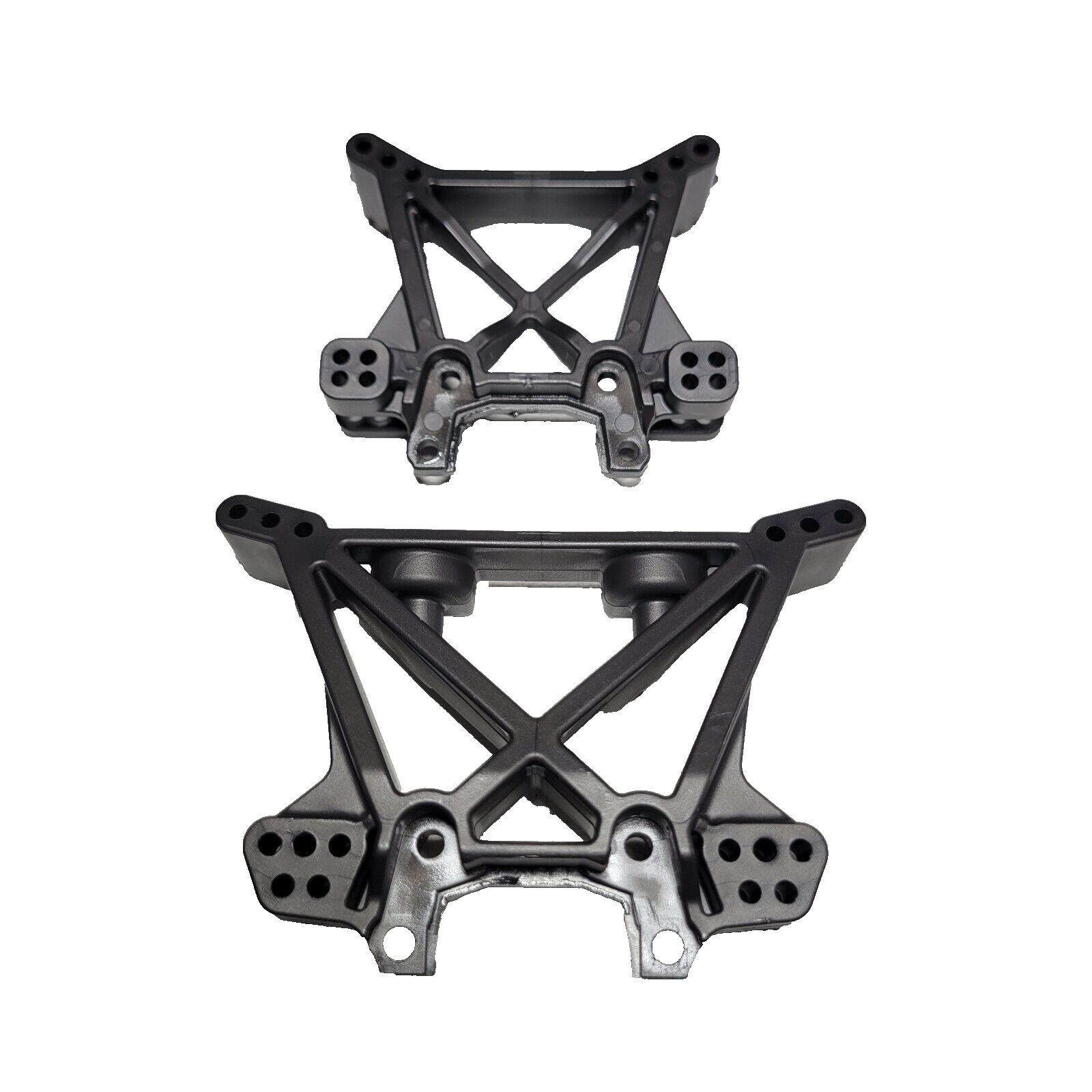 Fits Traxxas Jato 4x4 VXL Wing Black Washer Mount / Spoiler & Shock Towers BL-2s