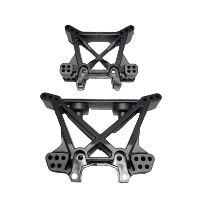 Fits Traxxas Jato 4x4 VXL Wing Black Washer Mount / Spoiler & Shock Towers BL-2s