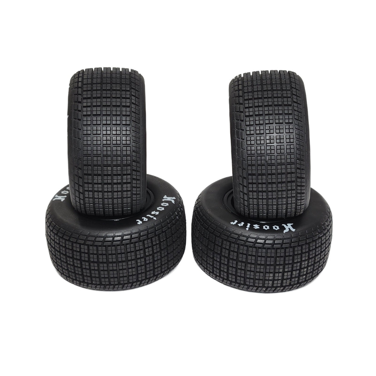 Losi 22s Late Model Hoosier Soft Tires & Wheels 12mm Front & Rear DLM LOS-4247