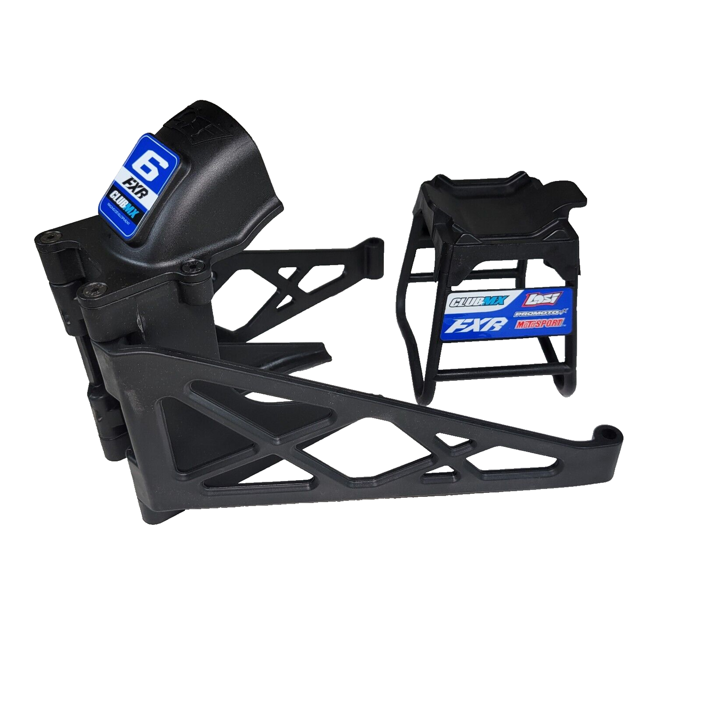 Losi Promoto MX Launcher & Standing Stand Assembled Composite (Blue) Club MX