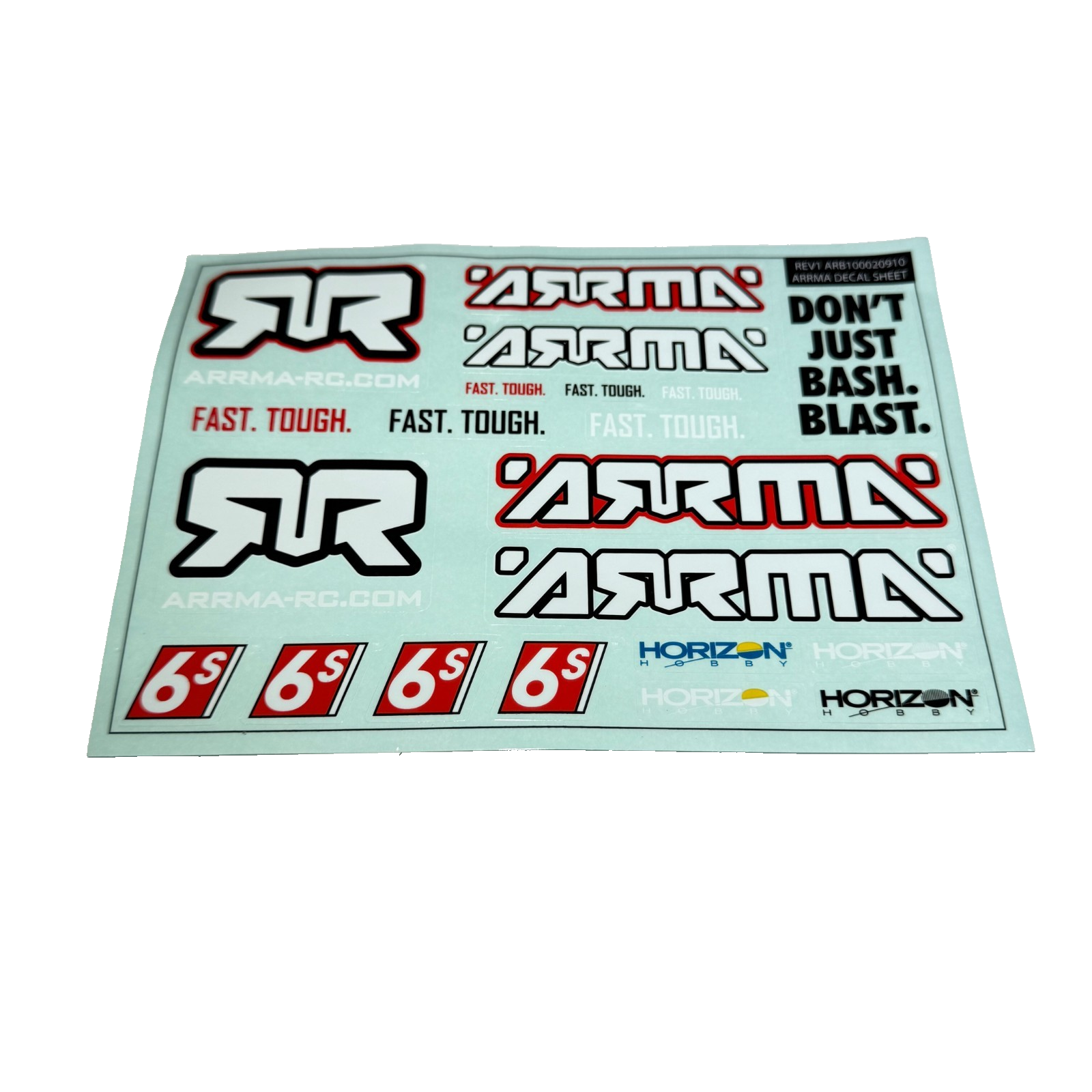 Arrma Limitless 8s Body Shell Painted Red Black Wing Set Mount Spoiler Decals