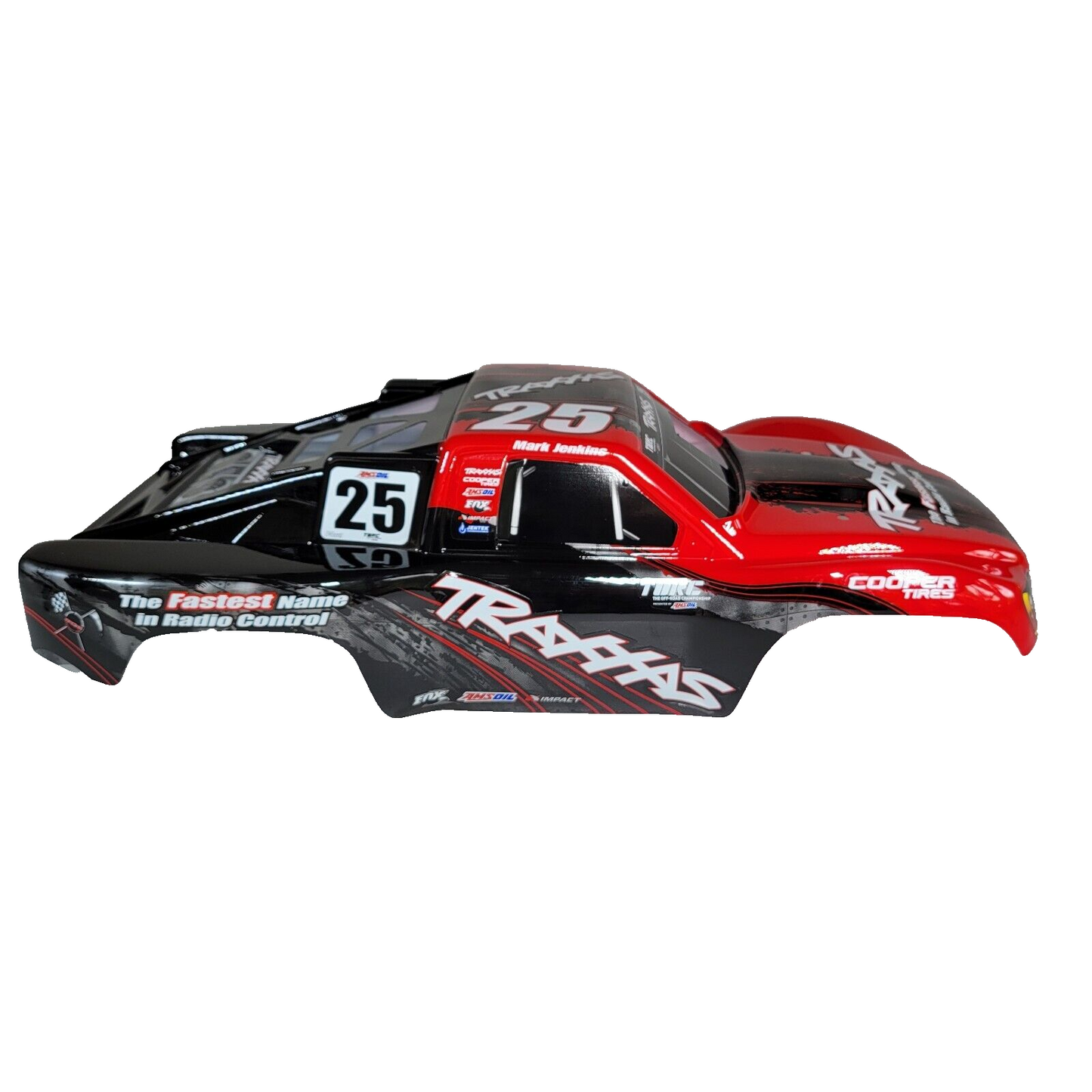 Fits Traxxas NITRO Slash 3.3 1/10 Body Shell Red Silver Black Red Painted Decal