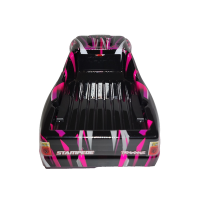 Fits Traxxas Stampede 2wd BL2s Clipless Body Shell Pink Black Factory Painted