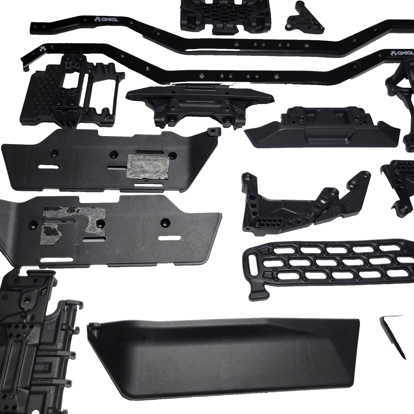 Axial SCX10 iii Coyote Frame Rails Screws Skid Covers Servo Mount Bumpers Tower