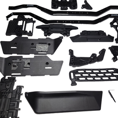 Axial SCX10 iii Coyote Frame Rails Screws Skid Covers Servo Mount Bumpers Tower