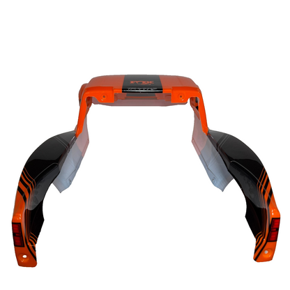 Fits Traxxas Unlimited Desert Racer UDR Orange Black Body FOX Edition Painted