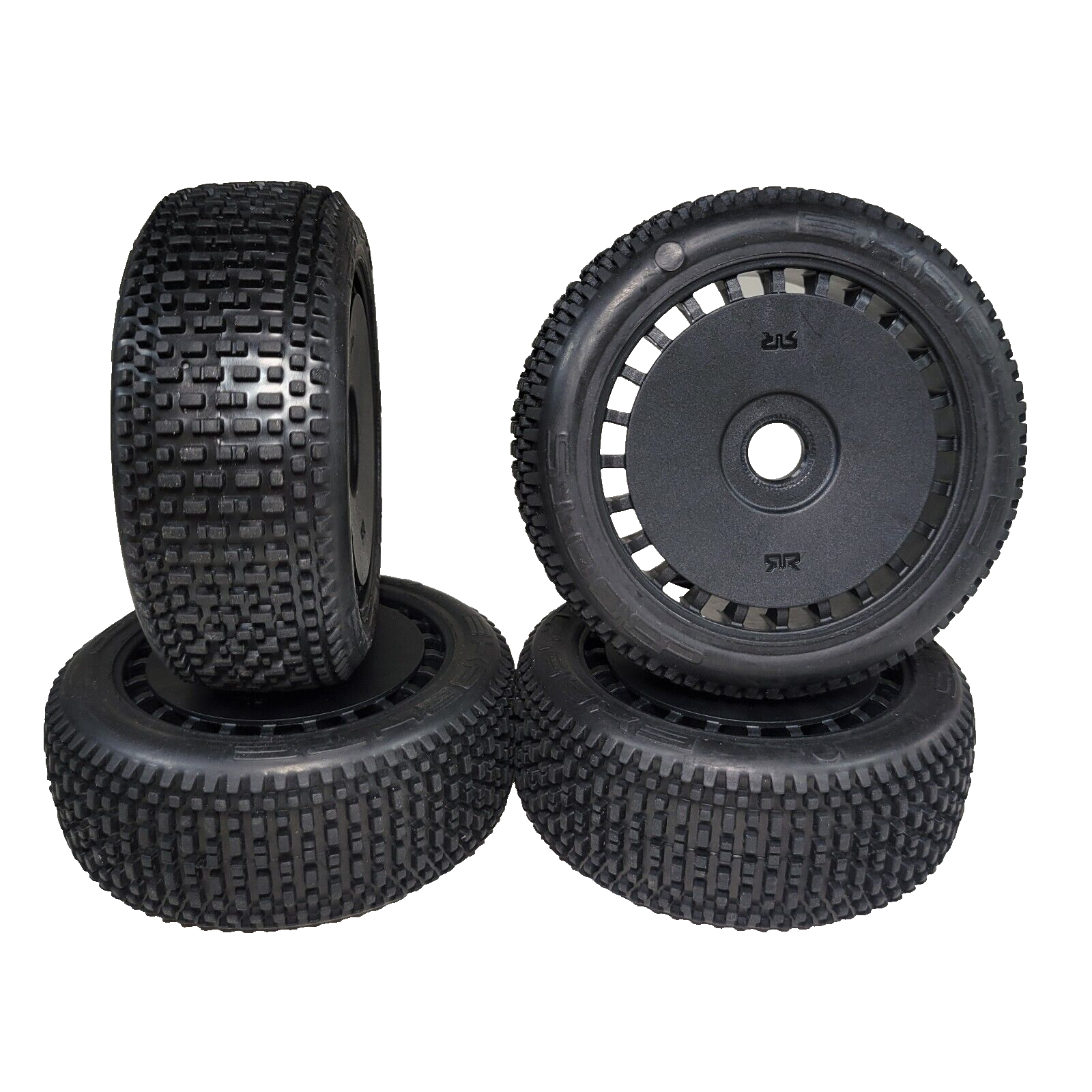 Arrma Typhon TLR Tires Dboots EXABYTE & 17mm Black Aero Dish Wheels /6S BLX