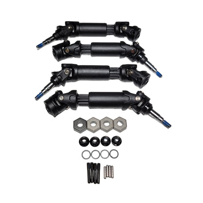 Fits Traxxas Slash 4x4 VX3 HD V2 Driveshafts Heavy Duty Axles 12mm Metal Hexes