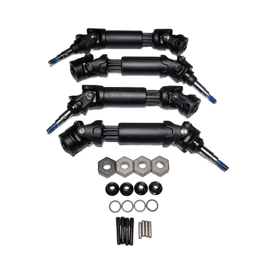 Fits Traxxas Slash 4x4 VX3 HD V2 Driveshafts Heavy Duty Axles 12mm Metal Hexes