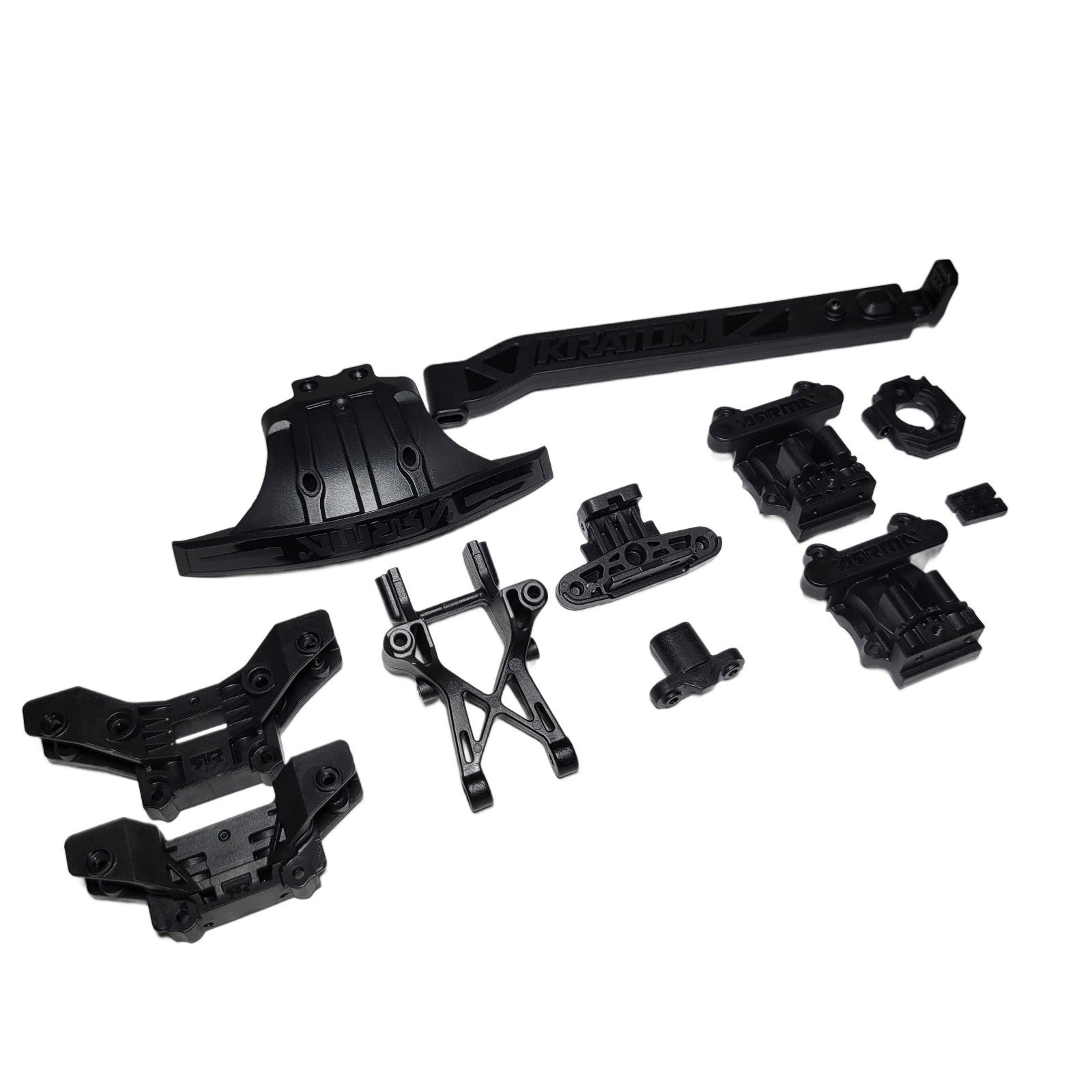 Arrma Mini Kraton Bumpers Chassis Brace Red Aluminum Diff Covers Motor Mount