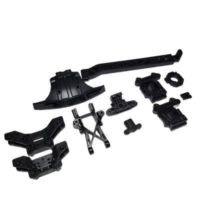 Arrma Mini Kraton Bumpers Chassis Brace Red Aluminum Diff Covers Motor Mount