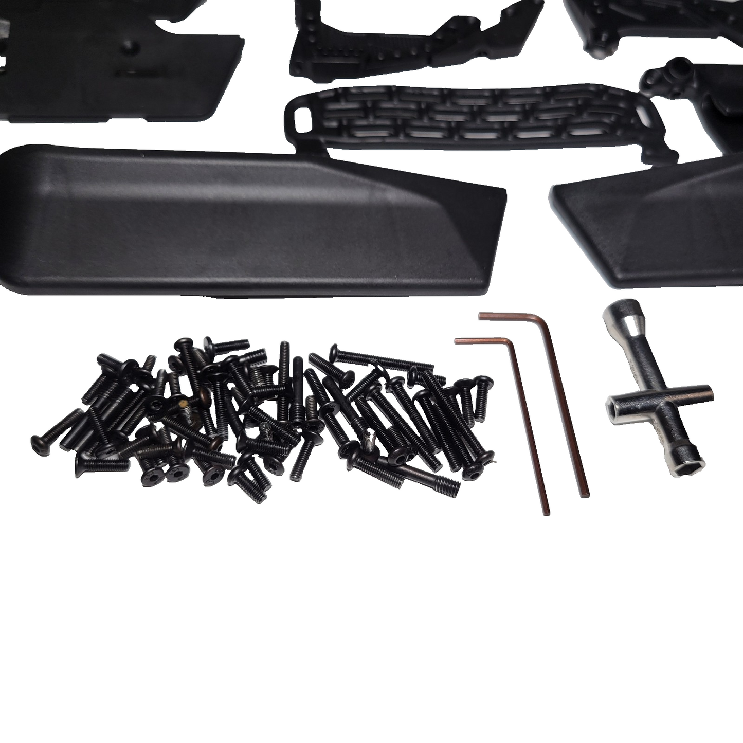 Axial SCX10 iii Coyote Frame Rails Screws Skid Covers Servo Mount Bumpers Tower