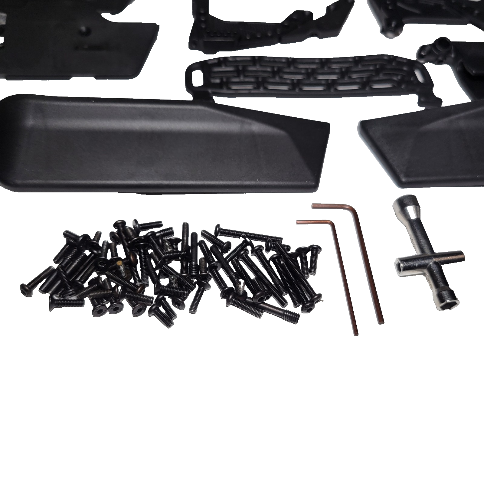 Axial SCX10 iii Coyote Frame Rails Screws Skid Covers Servo Mount Bumpers Tower