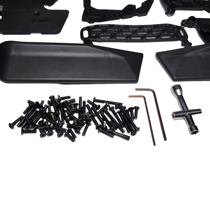 Axial SCX10 iii Coyote Frame Rails Screws Skid Covers Servo Mount Bumpers Tower