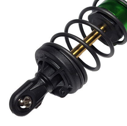 Fits Traxxas 1/10 Wide Maxx Ultimate Shocks GT-Maxx Green Aluminum Caps & Body