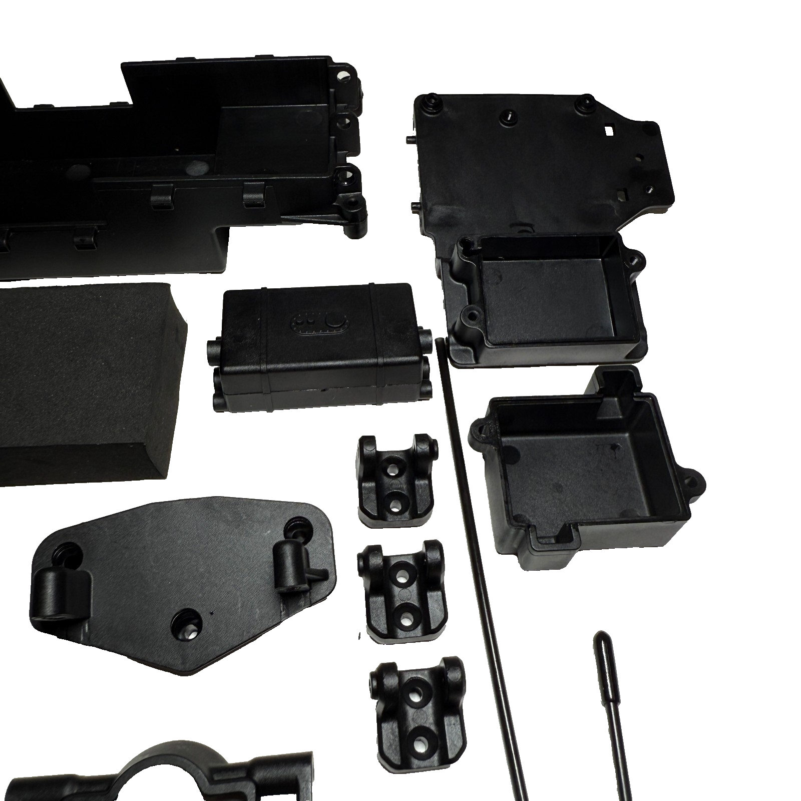 Losi LMT GraveDigger 2.0 Plastics Cross Brace Battery Tray Strap Shock Mounts