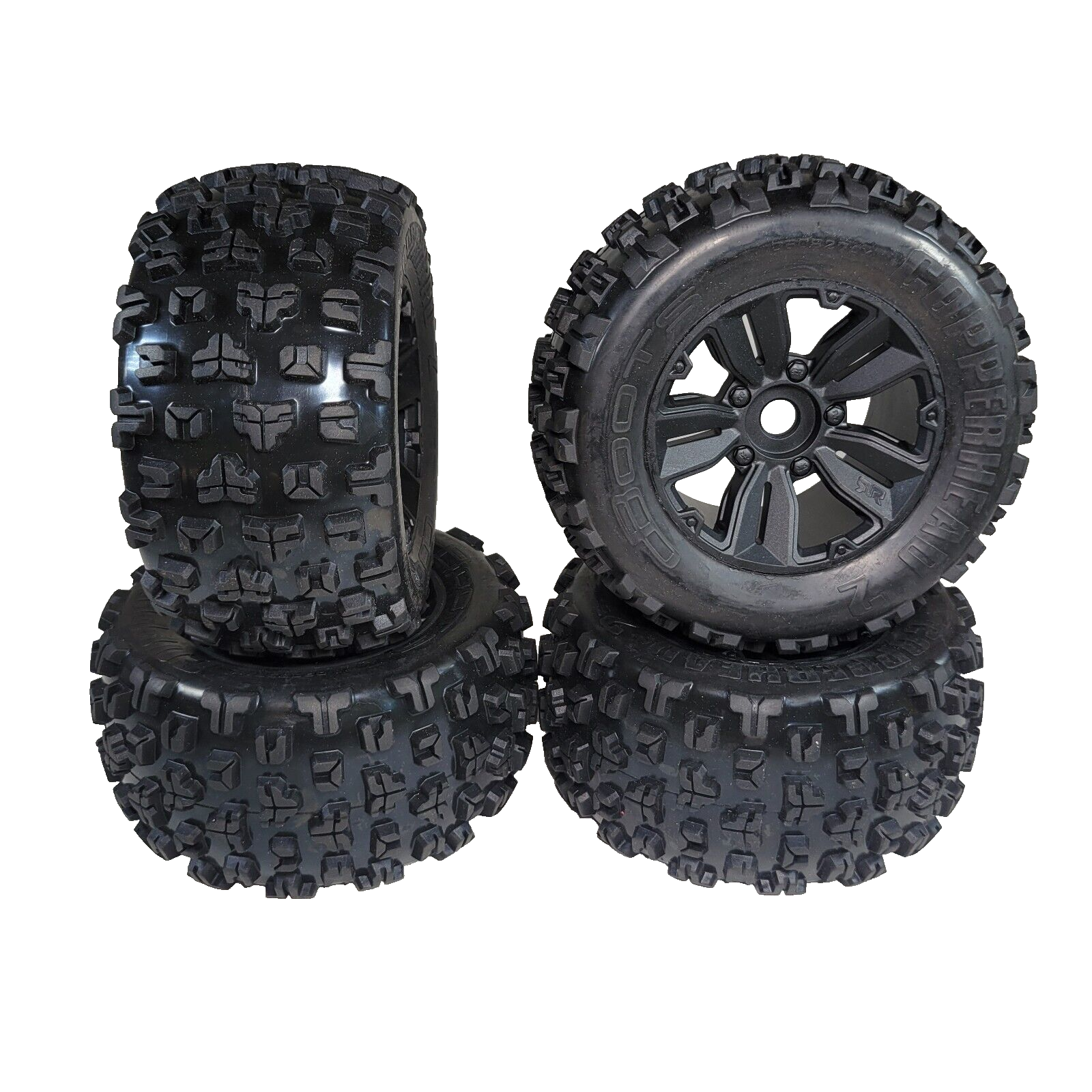 Arrma Kraton 6s EXB Dboots Copperhead 2 Tires 17mm Wheels /BLX Outcast Notorious