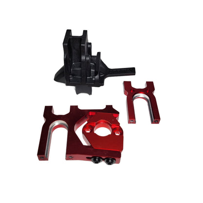 Arrma Talion 6s EXB V6 Red Aluminum Sliding Motor Mount Center Diff Holder Cover