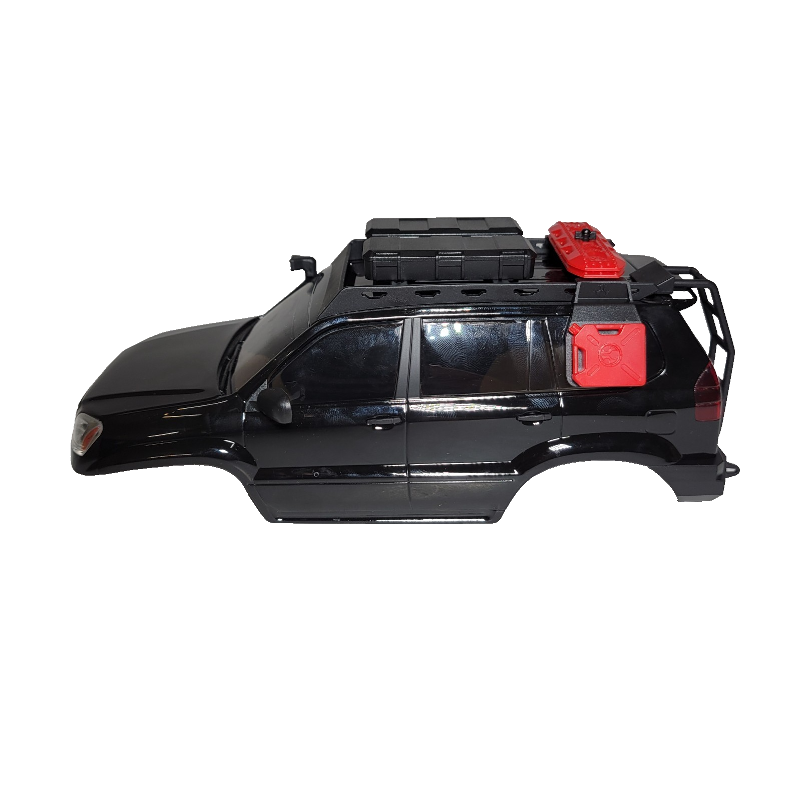 Axial SCX24 Lexus GX 470 Body Factory Painted Black With Decals & Led Lights