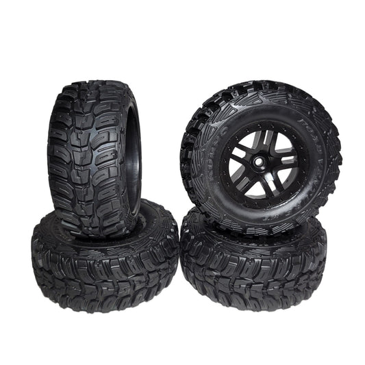 Fits Traxxas Slash 4x4 VX3 Kumho Tires & 12mm Wheels SCT 4wd Bl-2s VXL