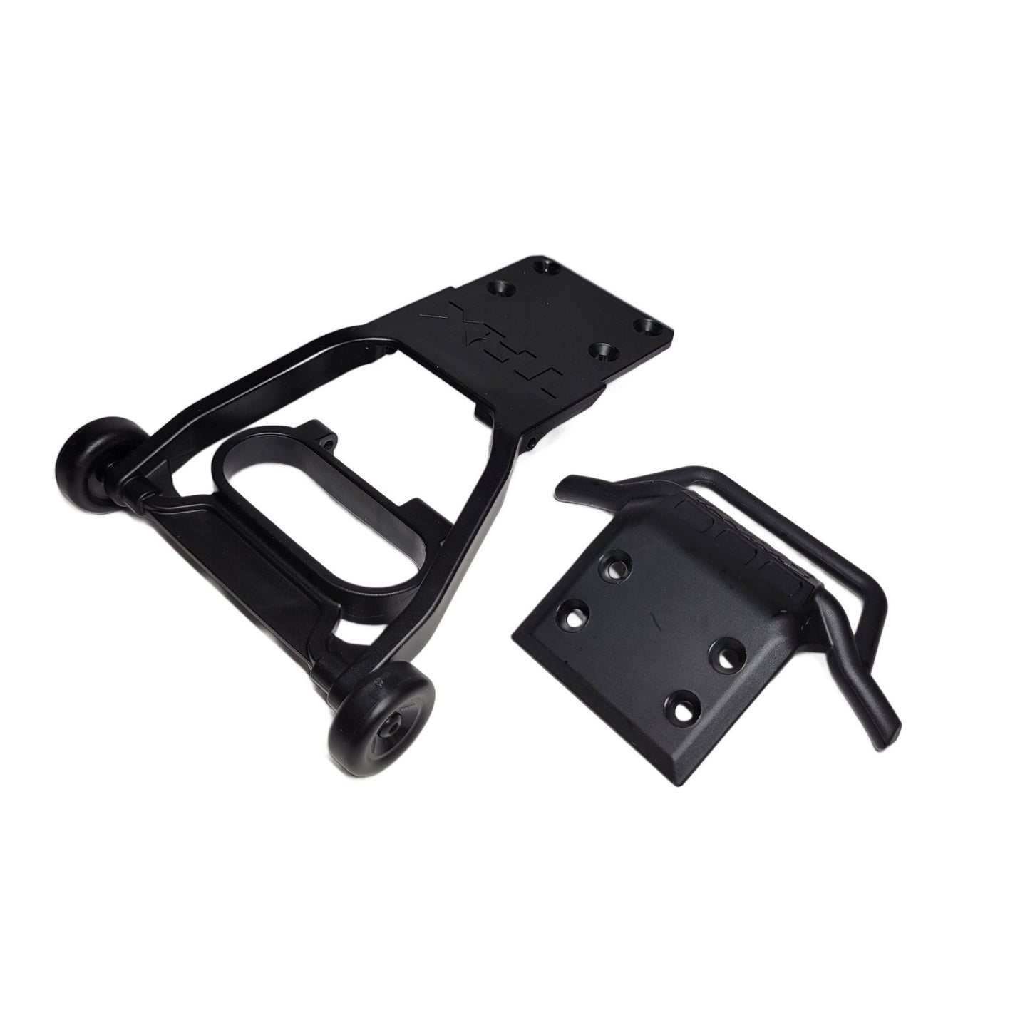 FIts Traxxas Rustler VX3 2wd Clipless Towers Bulkhead Wheelie Bar & Front Bumper