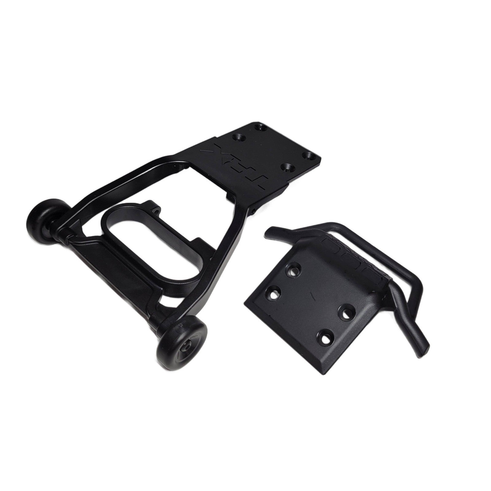 FIts Traxxas Rustler VX3 2wd Clipless Towers Bulkhead Wheelie Bar & Front Bumper