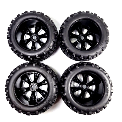 Fits Traxxas Revo 3.3 Tires & 17mm Geode Wheels 6.3 E-Revo E-Maxx Sledge 53097-3