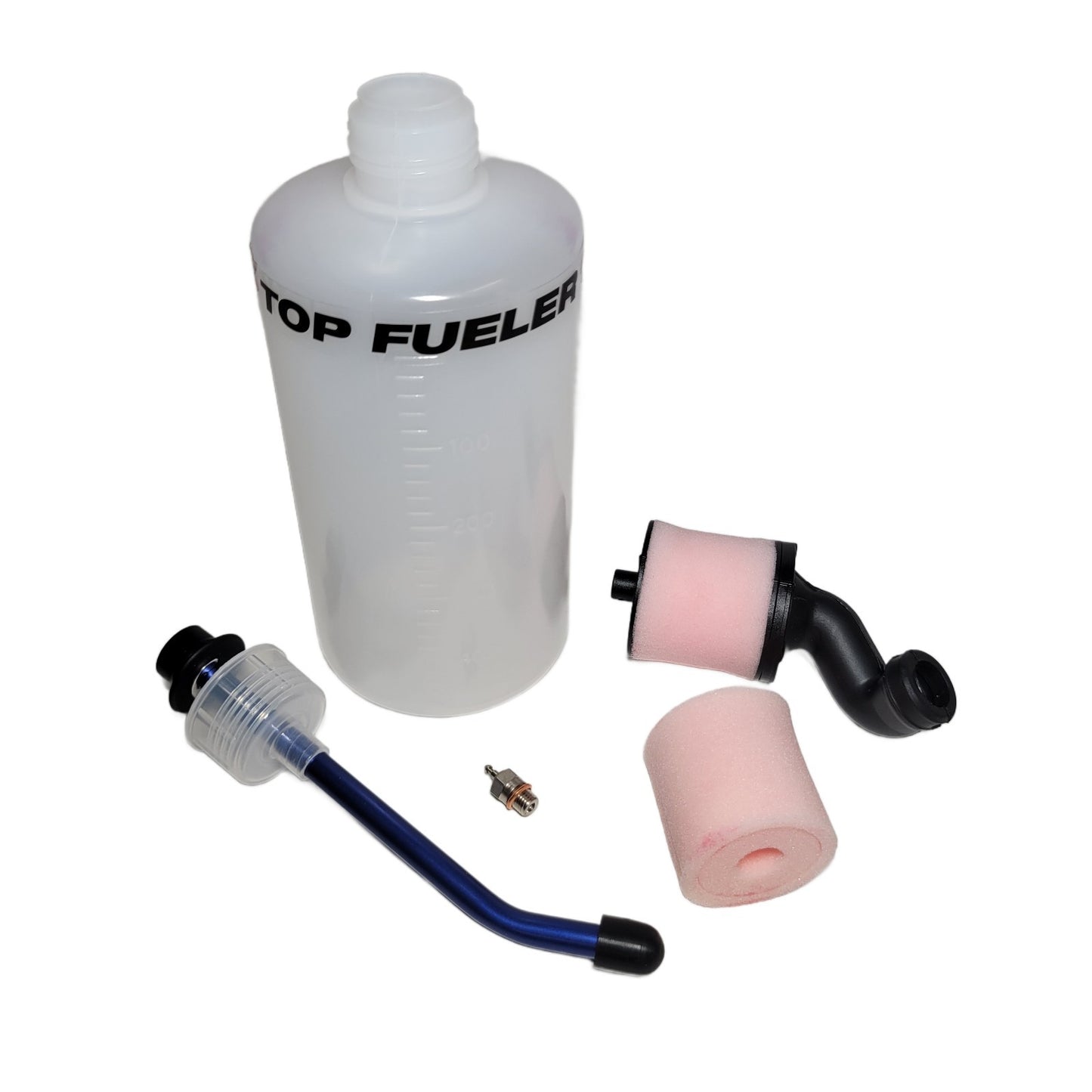 Fits Traxxas Slayer Pro Engine Element Air Filter Glow Plug Fuel Bottle Revo 3.3