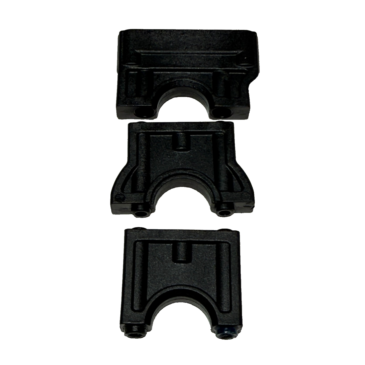 Losi 8ight-X Super Lasernut Aluminum Motor Mount & Plastic Center Diff Mount