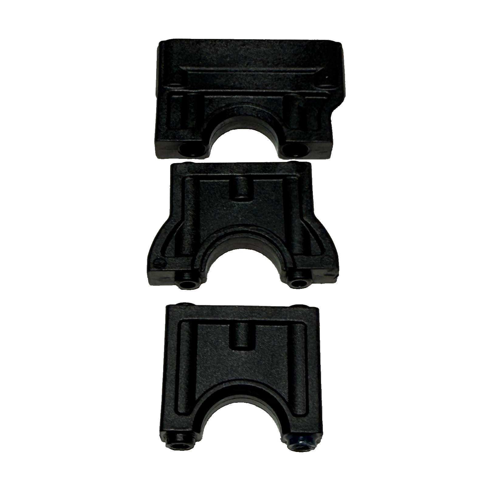 Losi 8ight-X Super Lasernut Aluminum Motor Mount & Plastic Center Diff Mount