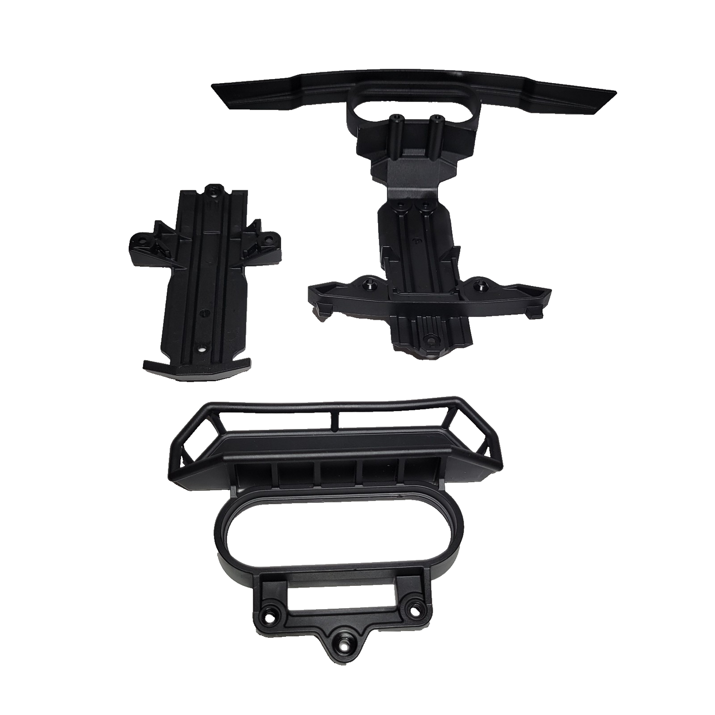 Fits Traxxas Mini Slash Chassis Skidplates Shock Towers Motor Mount Receiver Box