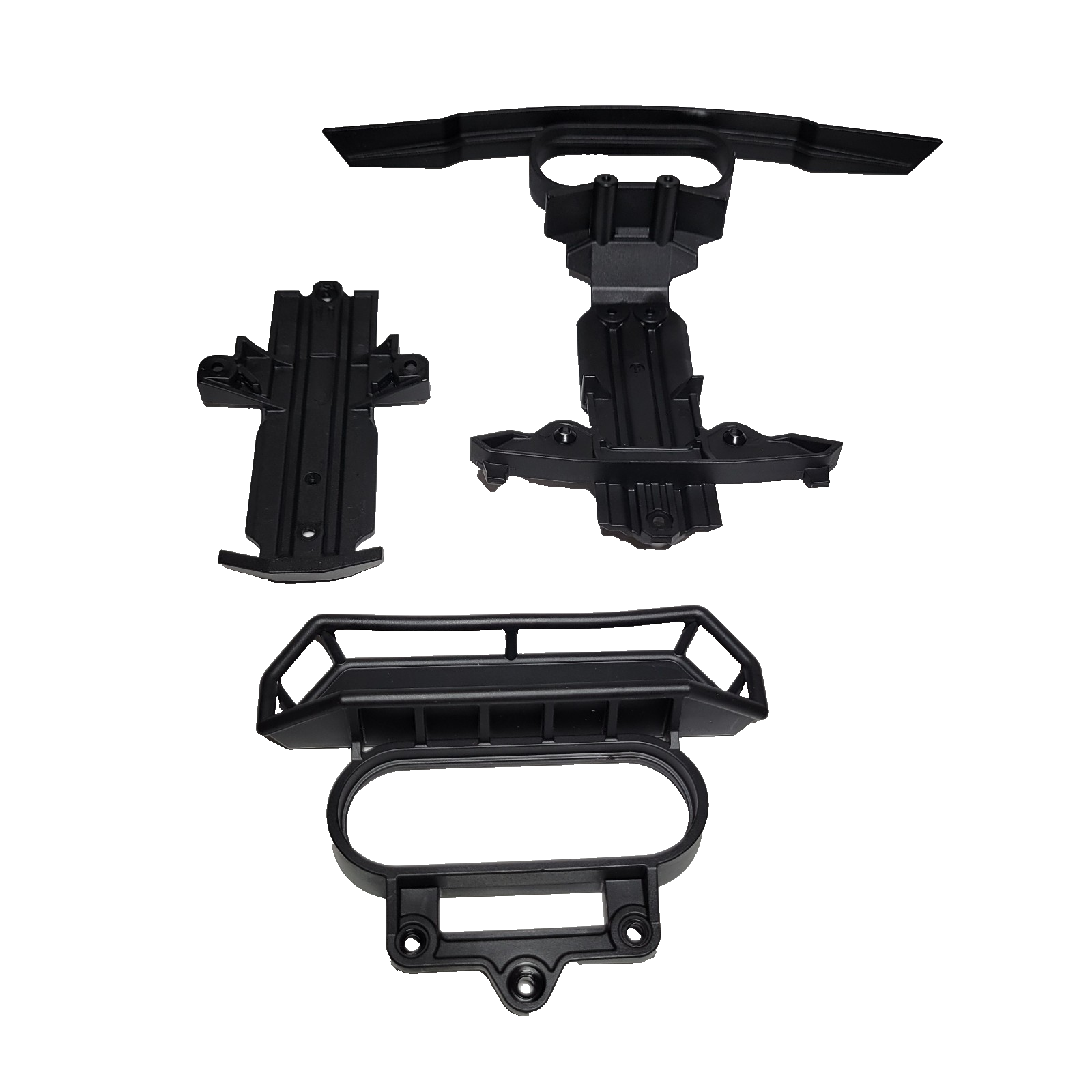 Fits Traxxas Mini Slash Chassis Skidplates Shock Towers Motor Mount Receiver Box