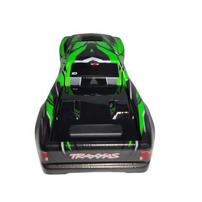 Fits Traxxas Mini Maxx Clipless Body Factory Painted Green Black Decals 1/16th