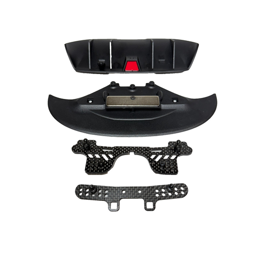 Redcat Racing RDS Drift Car Carbon Shock Towers & Plastic Bumpers / Diffuser