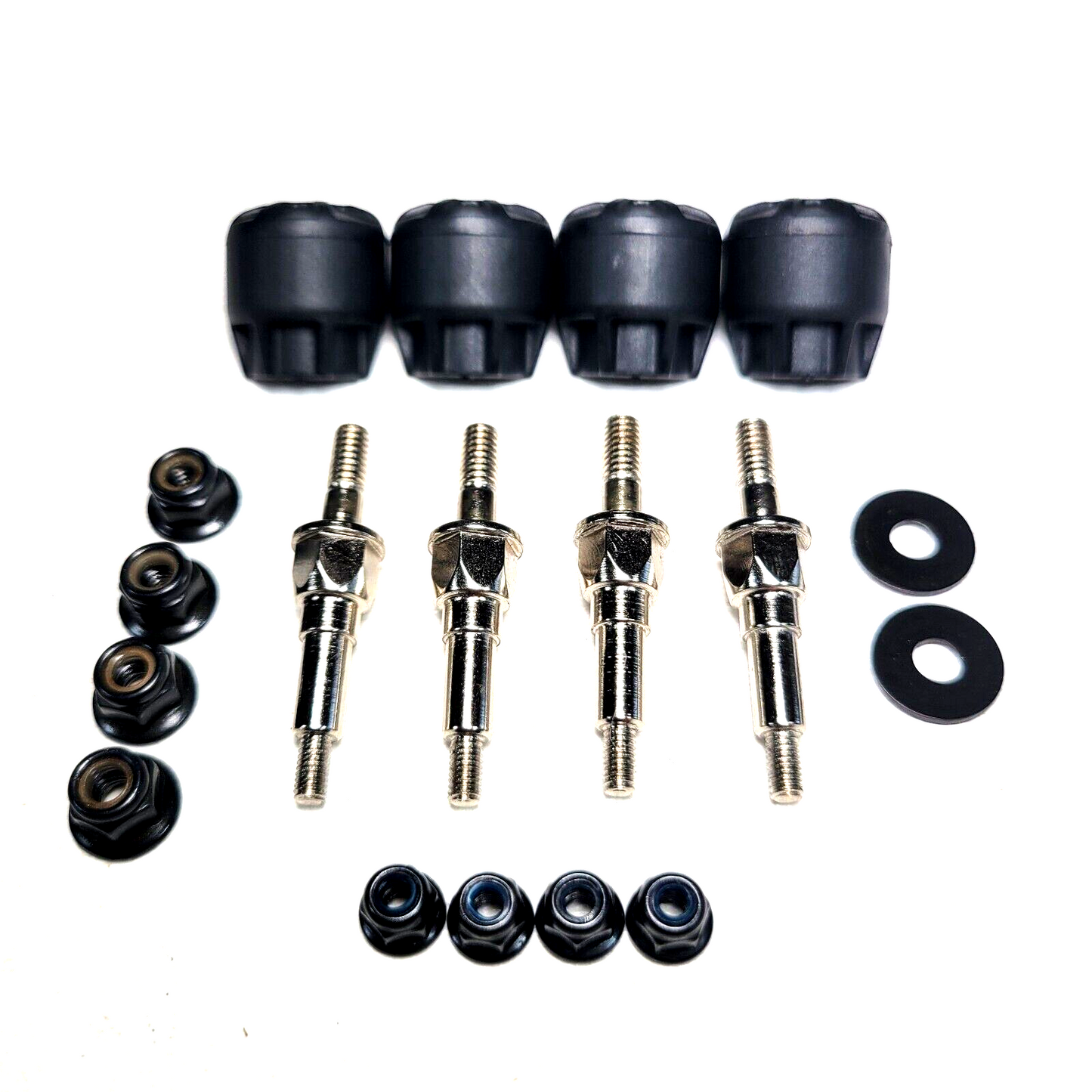 Arrma Kraton EXB 6s Shock Standoffs Nuts Caps Front & Rear / Outcast Notorious