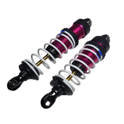 Fits Traxxas Slash Modified Shocks GTR Pink Front Rear Springs Absorbers MudBoss