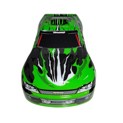 Fits Traxxas Stampede 2wd XL5 Clipless Body Shell Green Black Factory Painted