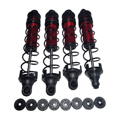 Arrma Kraton 8s EXB Shocks Red Aluminum Set w/ Springs Dampers Front & Rear