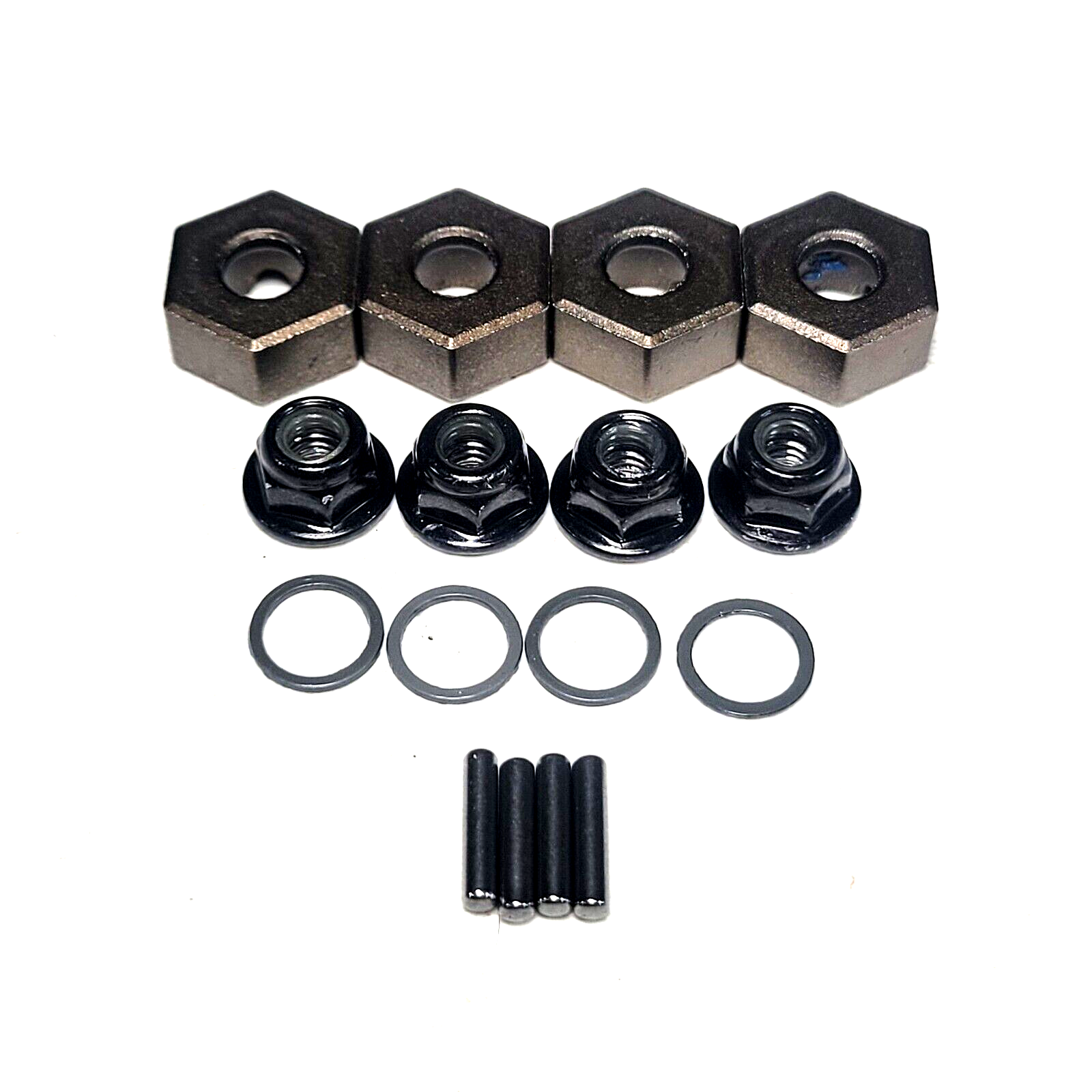 Fits Traxxas Rustler 4x4 Extreme Heavy Duty 12mm Wheel Hexes Hoss Slash 9069 (4)